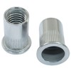 Zorveiio 15Pcs M12 Rivet Nuts - 304 Stainless Steel Flat