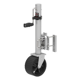 TOWKING 8-inch Wheel Trailer Jack, 13" Vertical Movement, 2000 lbs, for RV, Boat, Trailer and More
