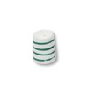 GMUNDNER KERAMIK Pepper Shakers Smooth Diameter 4.8 cm Green Flamed