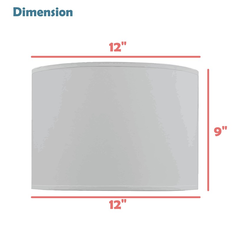 Aspen Creative 31604, Drum Spider Lamp Shade, Natural Rattan, 12"