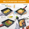 Bobikuke Tamagoyaki Non-Stick Omlette Pan, Rectangular Japanese Pan with Removable