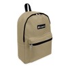 Everest Luggage Basic Backpack, Khaki, Medium