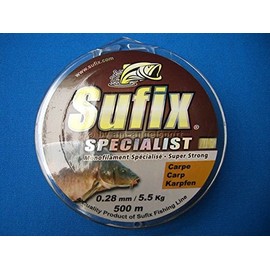Sufix Carp Specialist Brown Line 0.28 mm 5,50kg – 500 m