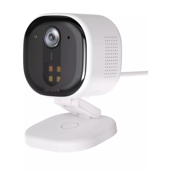 Winees 4MP Indoor/Outdoor Security Camera with 4CCT Spotlight, 2K WiFi
