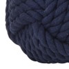 Blue Rope Knot Cotton Door Stop