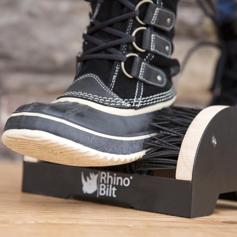 Boot Scraper, THE Original Rhino Bilt All-in-One Scrubber! Brush, Scraper
