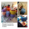 Kit Devanadora De Estambre Manual Bobinadora De Bolas Hilo