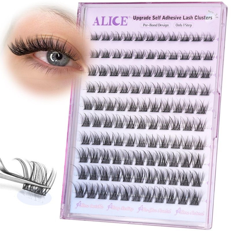 ALICE Self Adhesive Lashes Natural Look Self Adhesive Lash Clusters
