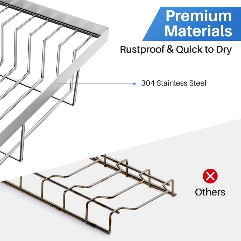 Over The Sink Dish Drying Rack - Adjustable Dish Rack