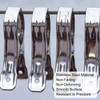 sourcing map 60 Pcs Stainless Steel Clothespins 1.7 Inch Pool