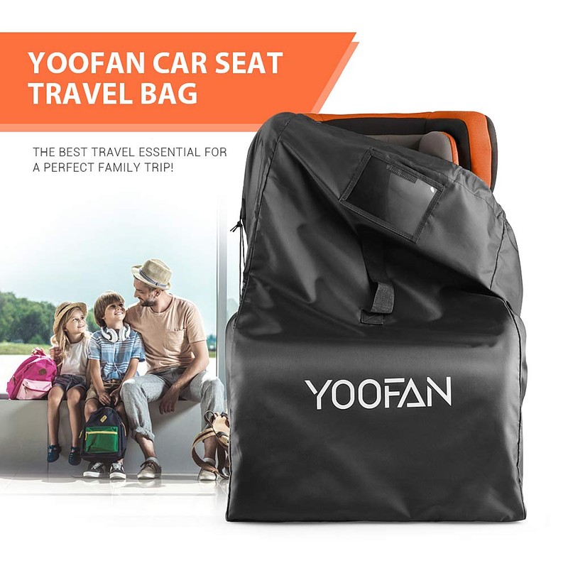 YOOFAN Gate Check Reisetasche mit Rucksack Schulterriemen für Kinderwagen, Autokindersitze,