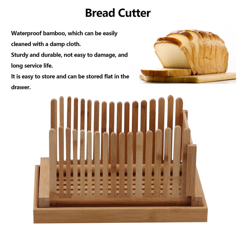 Bread Cutting Board & Bread Slicer, Homemade Foldable Bread Cutter