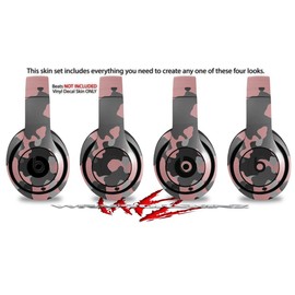 Skin Decal Wrap Compatible with Beats Studio 2 and 3 Wired and Wirelesss WraptorCamo Old School Camouflage Camo Pink Skin Only Headphones NOT Included