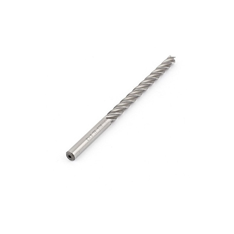 Sourcingmap 150mm Long 8mm Cutting Dia HSS-SL Straight Shank 4