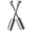 K&N41 Indoor Décor Blue & White Wooden Twin Oar Wall