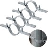 MorningRo 4 Pcs 4 Inch Pipe Riser Clamps Vertical Hanger