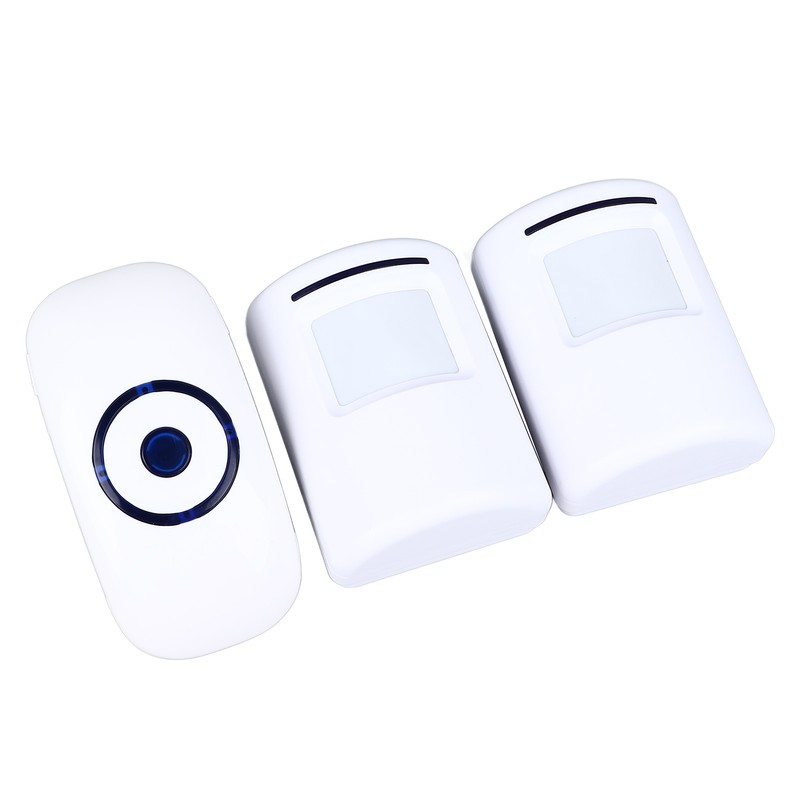 Infrared Sensor Door Bell with 2 Transmitter 1 Receiver Split