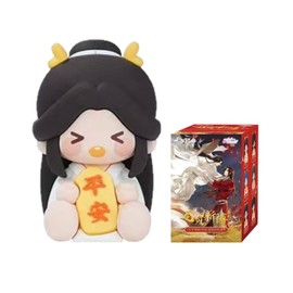 Bahomu Blind Box Figure, Heaven Officials Blessing Chinese Dragon New Year Series Cute Anime Blind Box Figure,3.1-Inch PVC Collectable Anime Figure for Birthday Gifts（1 Single Box