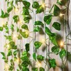 P L-RA LED Cascading Curtain Vine Indoor Lights, Warm White,