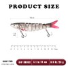 Fishing Lures for Bass Trout, Lifelike Multi Jointed Swimbaits Fishing