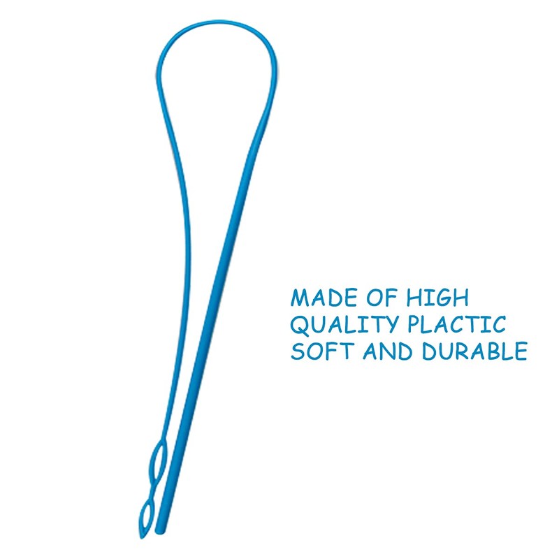 yuntop 1Pcs 23In Flexible Plastic Drawstring Threader Tool, Easy Threader