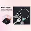 15 Pack 5/8" Mini Binder Rings Metal Loose Leaf Loop