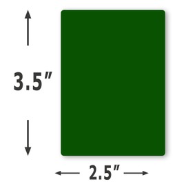 DA VINCI 12 Poker Size Casino Quality Plastic Cut Cards, Green