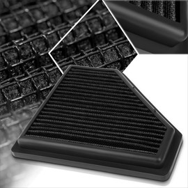 Black Reusable Washable High Flow Drop-in Air Filter Compatible with 08-11 Ford Focus 2.0L