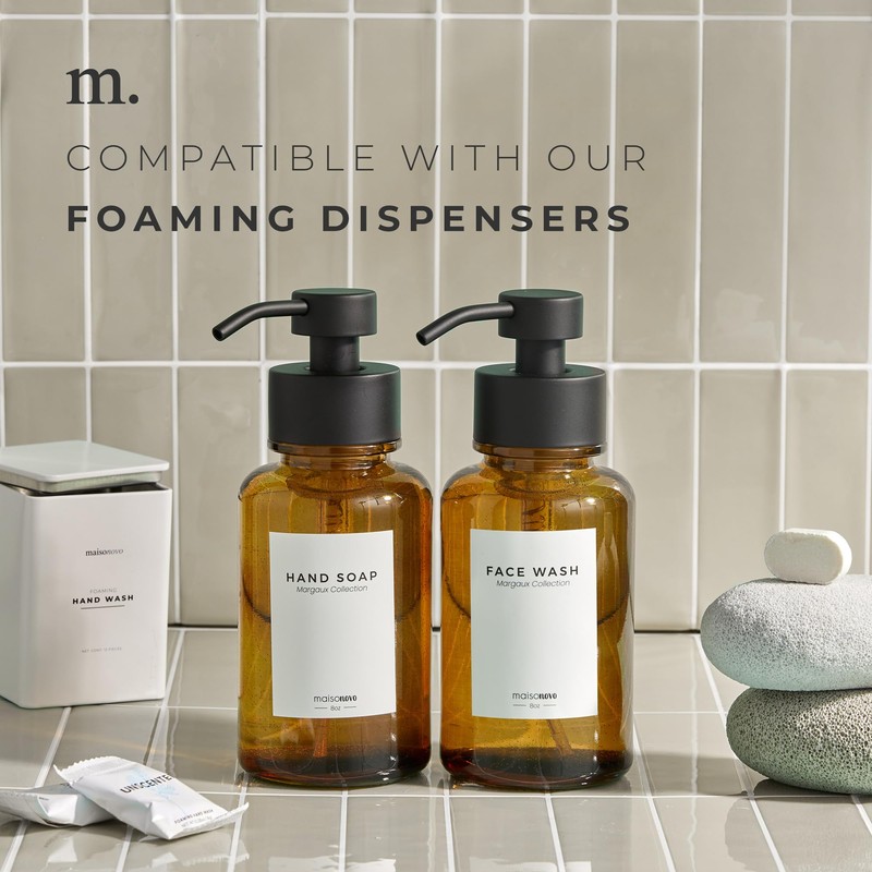 MAISONOVO 12 Pack Lily Scent Foaming Hand Soap Tablets