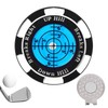 aninako Golf Marker, Blue Level, Magnetic, Putting Guide, High Precision,