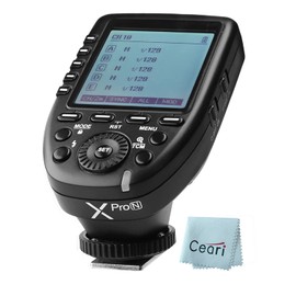 Godox Xpro-N TTL Wireless Flash Trigger for Nikon, Support 1/8000s HSS, 5 Dedicated Groups Buttons, Large Dot-Matrix LCD Display