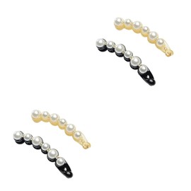 Beavorty Sets Pearl Hair Clips for Girls Banana Hair Barrettes Women's Fashion Ponytail Holders Girls Barrettes Accessories Pcs