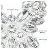 Rhinestone Butterfly Applique Patches, Crystal Iron On Animal Badges for