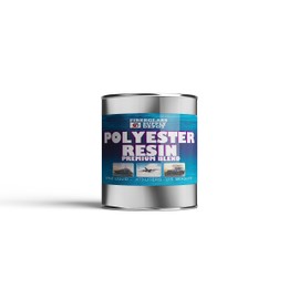 Fiberglass Supply Depot Premium Polyester Resin with Hardener for Laminating Fiberglass mat, biaxle, Cloth (Pint)