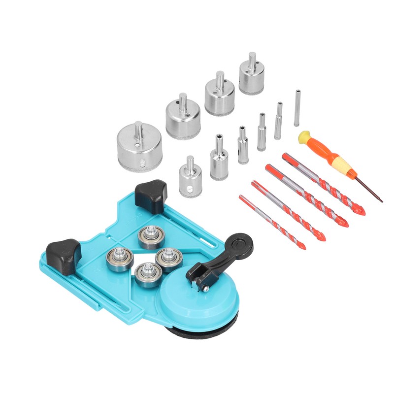 16Pcs Diamond Drill Bit Hole Saw 6‑50mm Cutter Drilling Tool