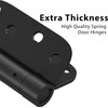 Haidms 6 Pack Self Closing Door Hinges 4 Inch Black