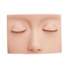 Lash Mannequin Head with 3 Pairs Replaceable Eyelid Silicone Eyelash