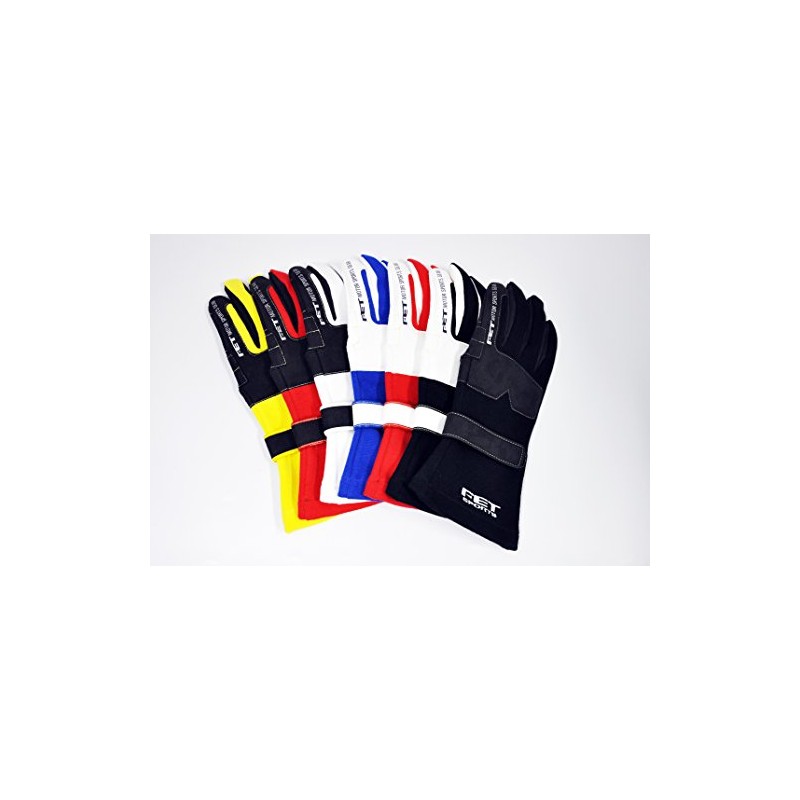 FET Sports Racing Grab 3D Gloves Black/Black S FT3DGL20