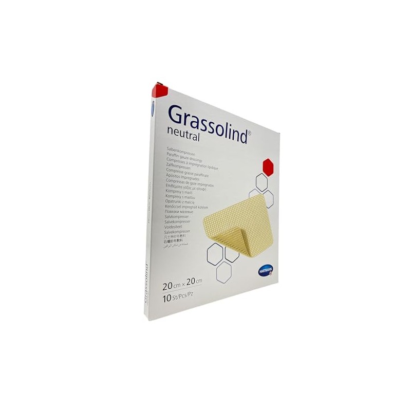 Grasssolind ointment dressings 20 x 20 cm sterile pack of
