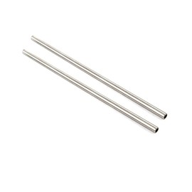 2pcs 304 Stainless Steel Straight Pipe Tubing OD 6mm x 4mm ID, Length 250mm Stainless Steel Capillary Tube