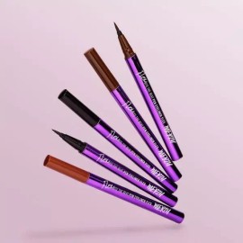 Muzie 머지 아이라이너 붓펜 스모키 메이크업 바이트 더 비트 펜 플렉스 X2 MNS Mujii Eyeliner Brush Pen Smoky Makeup Bite the Beat Pen Flex X2 MNS [PF1. Hard Black]