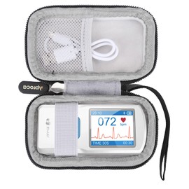 Aproca Hard Travel Storage Case, for EMAY Portable ECG Monitor Wireless EKG Monitoring Devices