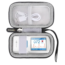 Aproca Hard Travel Storage Case, for EMAY Portable ECG Monitor Wireless EKG Monitoring Devices
