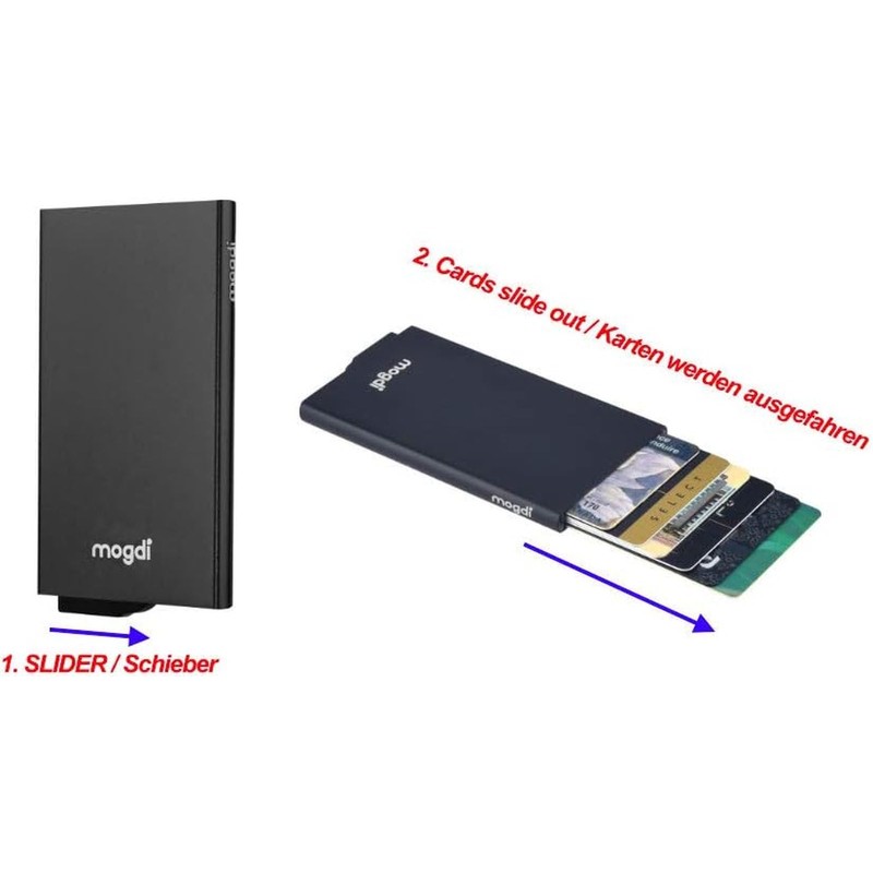 Mogdi Nano Mini Duo Premium Men's Wallet RFID Protection Card