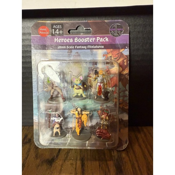 Wildspire Heroes Booster Pack 28mm Scale Fantasy Hand-Painted Pre Painted