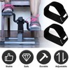 2pcs Ellipse Leg Exerciser Machine Pedal Straps, Traction Bands for