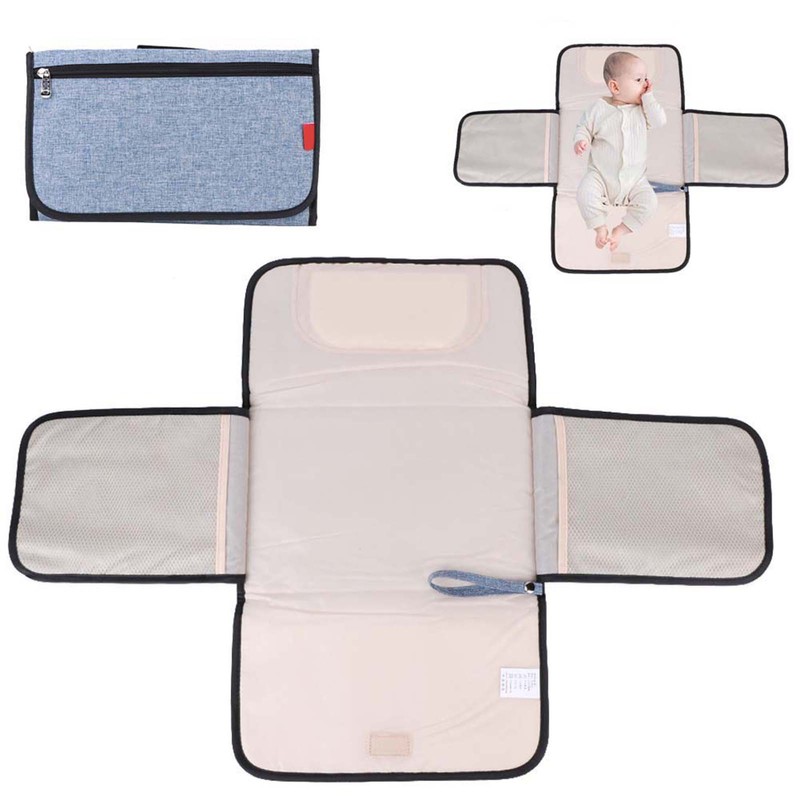 Baby Diaper Changing Pad Portable Multifunctional Travel Changing Mat Station
