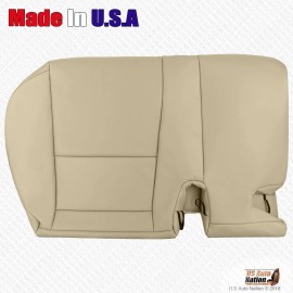 US Auto Nation 832- 790-4949 2012 2013 Fits Acura MDX - Rear Driver Split Bench Bottom Leather Seat Cover Tan