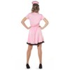 Womens 50s Roller Diner Waitress Fancy Dress Costume Hen Partie