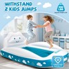 CHERIMOR Inflatable Toddler Travel Bed with Safety Bumpers & Electric